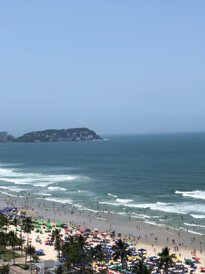 Appartement Pe Na Areia - Sol E Mar Enseada à Guarujá Extérieur photo